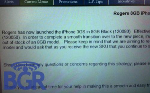131721 rogers 3gs  8gb 500